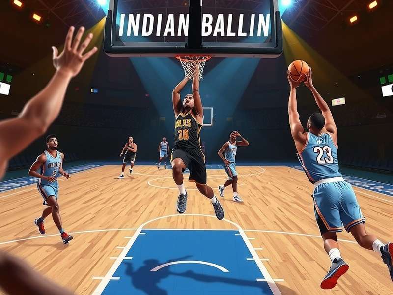 Indian Ballin Legends multiplayer mode showing team gameplay